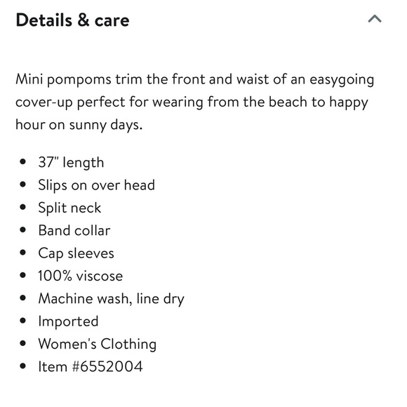 Vineyard Vines Mini Pom Stripe Cover Up Dress, Size XS, Color White/Black - Picture 14 of 14